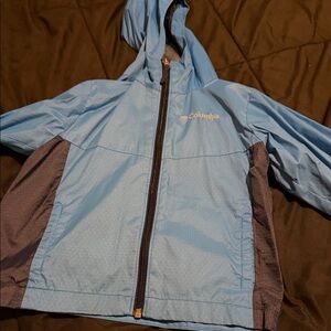 Columbia Kids Light Blue Raincoat